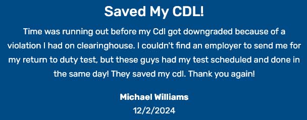 Saved My CDL!